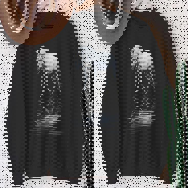 馬 動物 モチーフ アート 馬 スウェットシャツ 年配の女性への贈り物