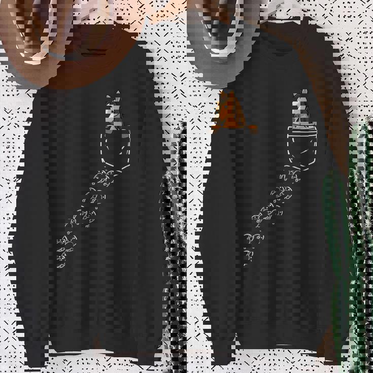 馬好き乗馬ポケット馬 スウェットシャツ 年配の女性への贈り物