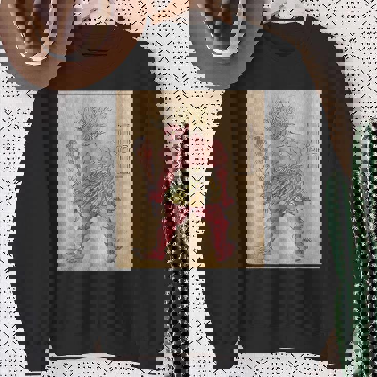 鬼【日本の妖怪シリーズ】 スウェットシャツ 年配の女性への贈り物