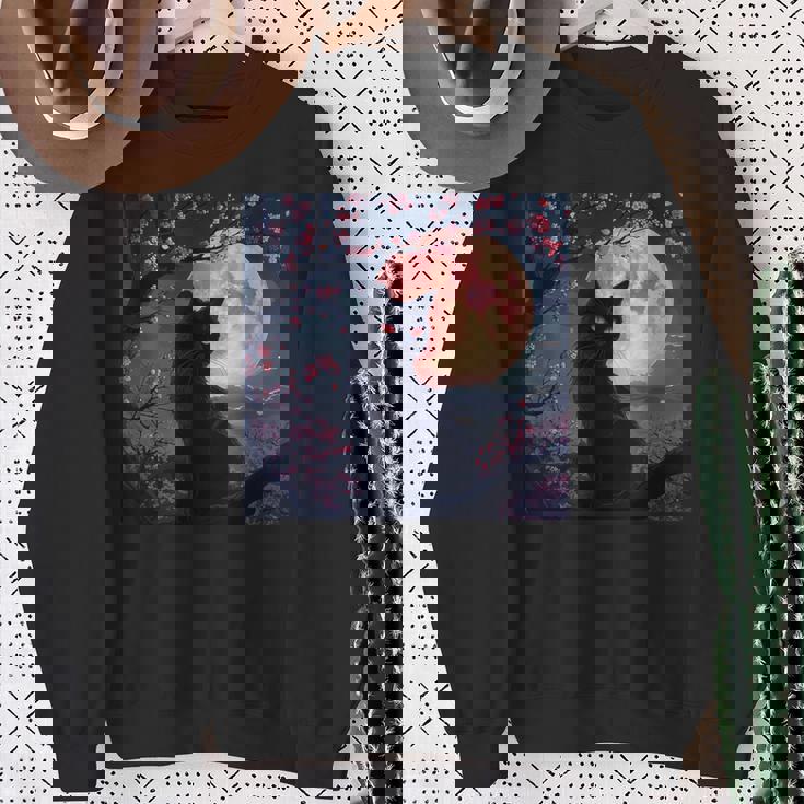 魅惑の赤い月 スウェットシャツ 年配の女性への贈り物