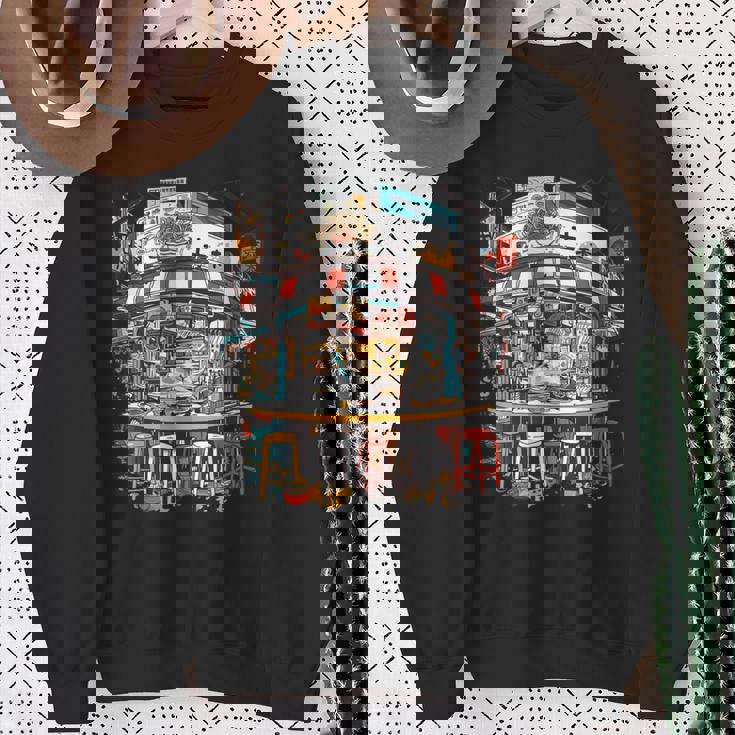 鮮やかな東京ラーメン屋 日本食好き カワイイオタク スウェットシャツ 年配の女性への贈り物