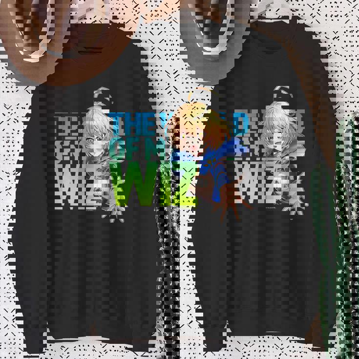 黒猫のウィズ ウィズ D スウェットシャツ 年配の女性への贈り物