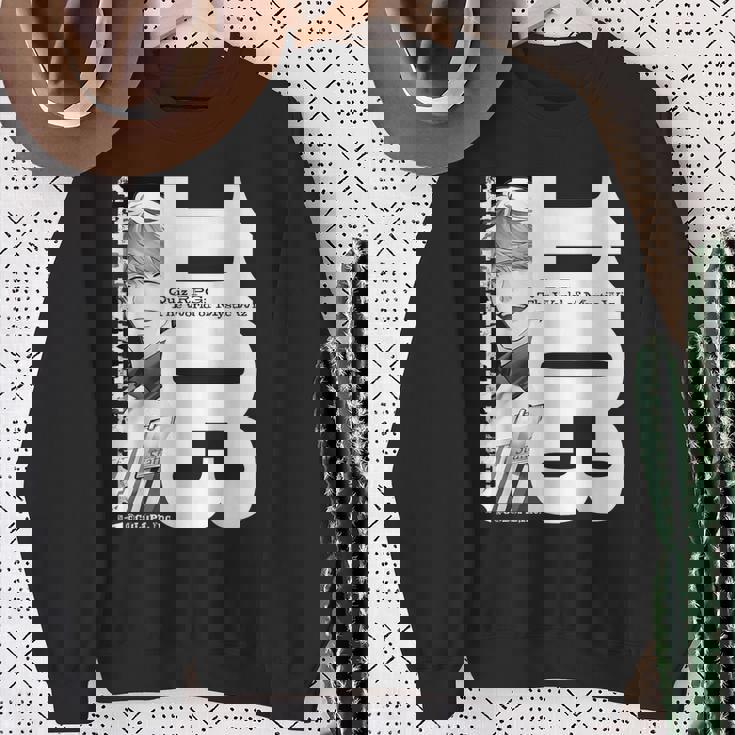 黒猫のウィズ 推じさんの日店長（あだ名） スウェットシャツ 年配の女性への贈り物