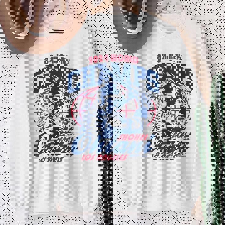 2024年世界選手権大谷翔平 ロサンゼルス野球 スウェットシャツ 年配の女性への贈り物