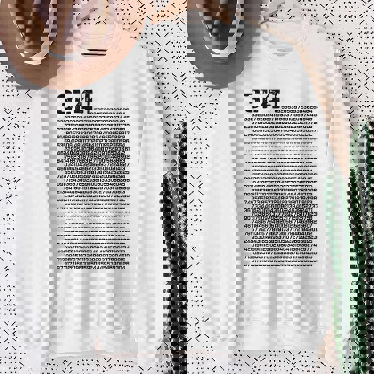 314 円周率の日 数学 非合理数 円周率 スウェットシャツ 年配の女性への贈り物