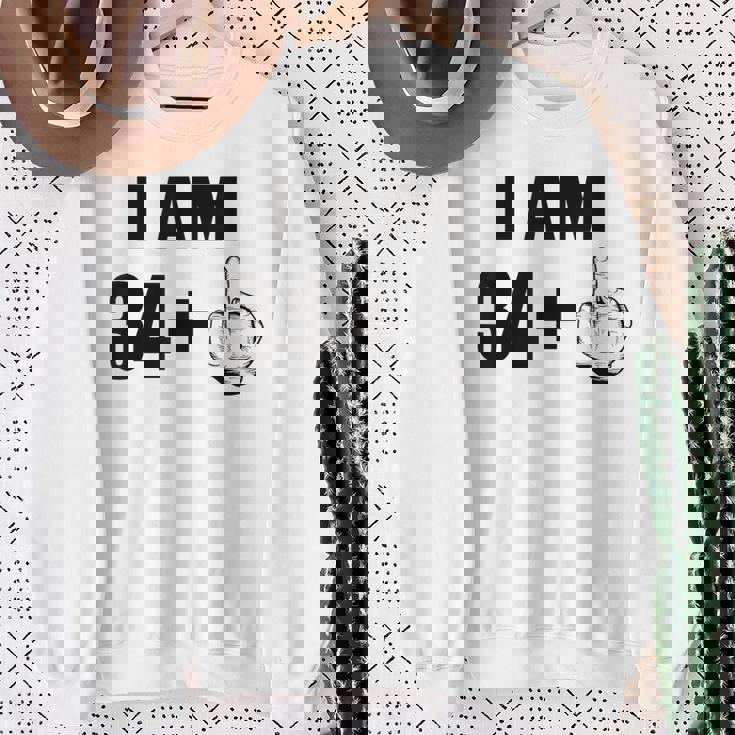 35歳の誕生日 35歳の誕生日男性 35年 35歳の人生 スウェットシャツ 年配の女性への贈り物