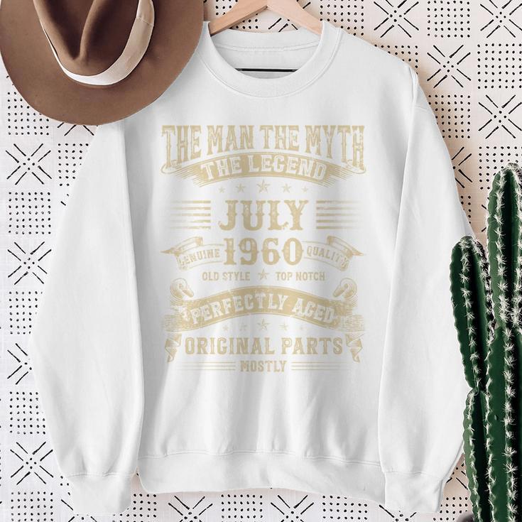 65歳の誕生日プレゼント 男性神話 1960年7月 長袖tシャツ スウェットシャツ 年配の女性への贈り物