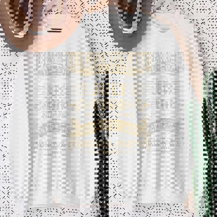 65歳の誕生日プレゼント 男性神話 1960年7月 長袖tシャツ スウェットシャツ 年配の女性への贈り物