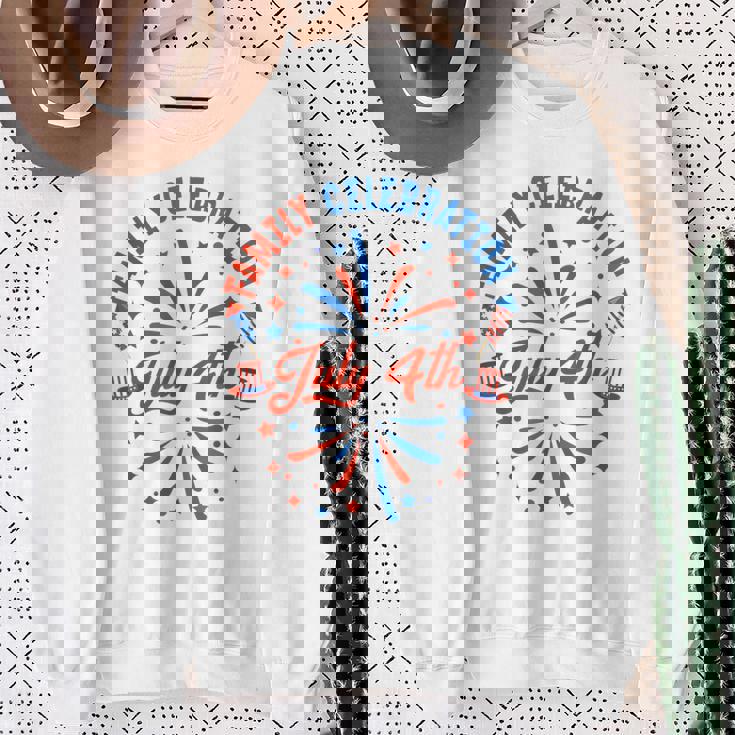 7月4日 家族祝 2024 おそろい ファミリー レトロ スウェットシャツ 年配の女性への贈り物