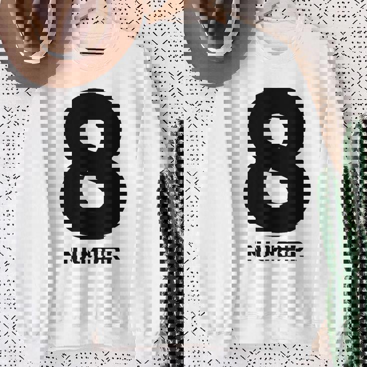 8 数字 スウェットシャツ 年配の女性への贈り物