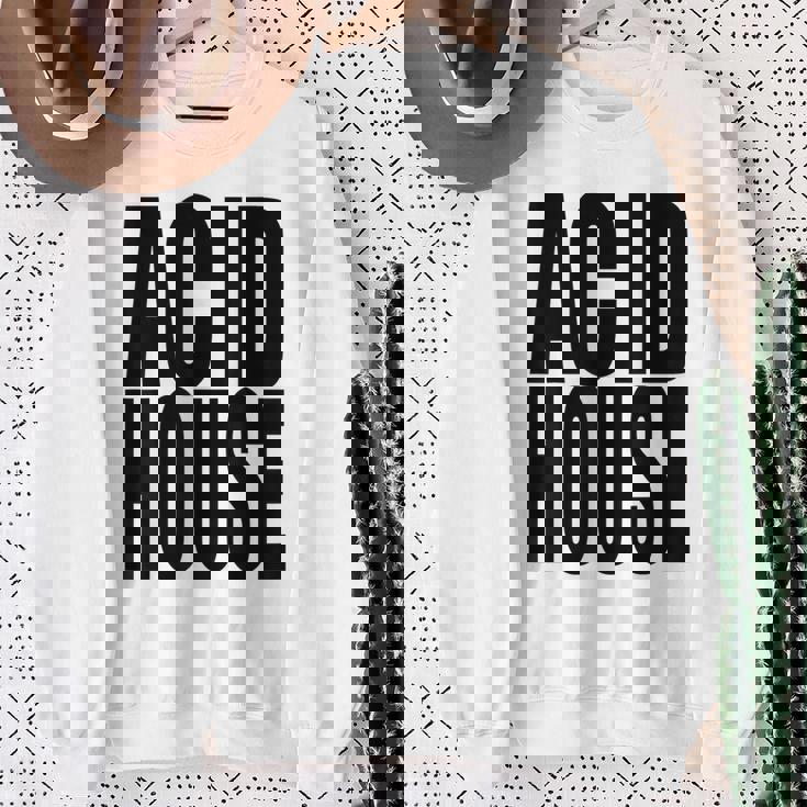 Acid House Music 90年代 Edm Rave Festival Dance Lover スウェットシャツ 年配の女性への贈り物