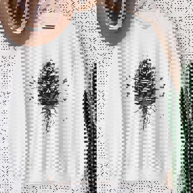 Agave Titanota【アガベ品質管理人】白鯨 ボタニカル 長袖tシャツ スウェットシャツ 年配の女性への贈り物