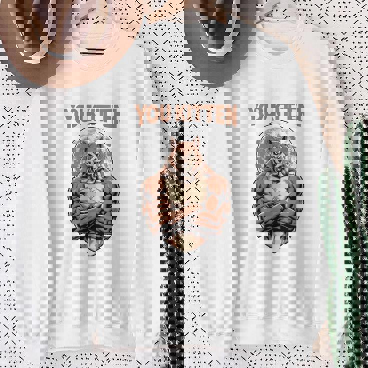 Alpha Wolf I 'Ll Protect You Kitten No Matter What Dominance 長袖tシャツ スウェットシャツ 年配の女性への贈り物