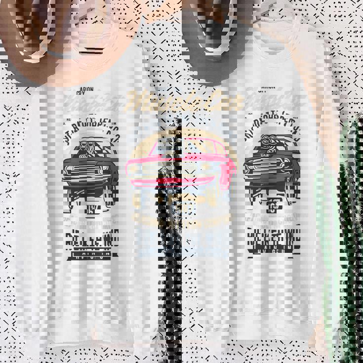 American Muscle Cars レトロカー愛好家用 スウェットシャツ 年配の女性への贈り物