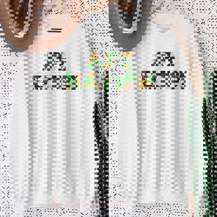 Apes Nation I Am Dumb Money ダイヤモンドエイプ Togethertronger スウェットシャツ 年配の女性への贈り物