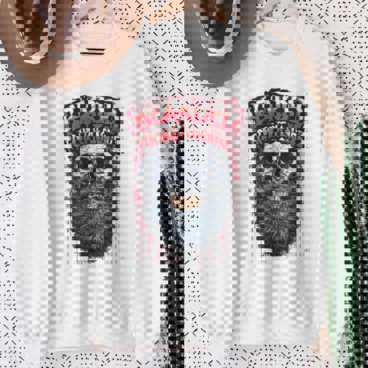 メンズ Bearded For Her Pleasure Beard Lover メンズ スウェットシャツ 年配の女性への贈り物