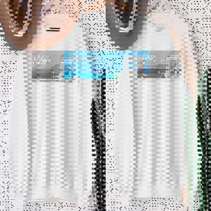 Beautifuleaside Town Hayama Unny Day Myusy スウェットシャツ 年配の女性への贈り物