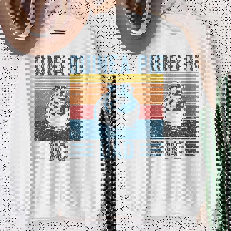 Best モルモット Dad ヴィンテージモルモット スウェットシャツ 年配の女性への贈り物