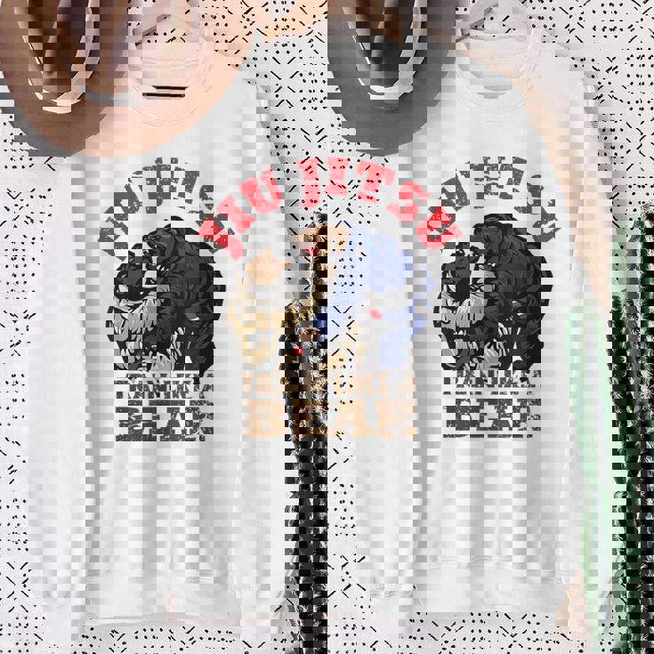 Bjj ブラジリアン柔術 クマのようにトレーニング スウェットシャツ 年配の女性への贈り物