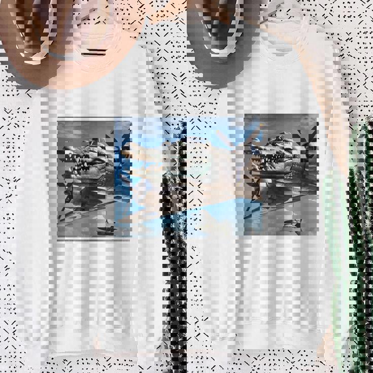 Bombardino Crocodilo イタリアンブレインロットミーム 長袖tシャツ スウェットシャツ 年配の女性への贈り物