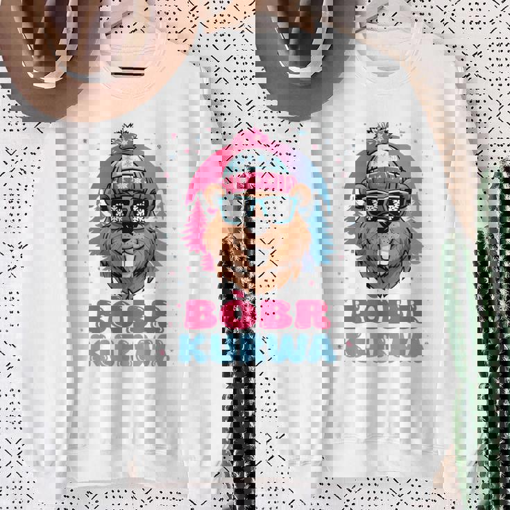 Bòbr クルワ ウィンター ジャンパー クルワ ボーバー スノーフレーク ボブル 冬 長袖tシャツ スウェットシャツ 年配の女性への贈り物