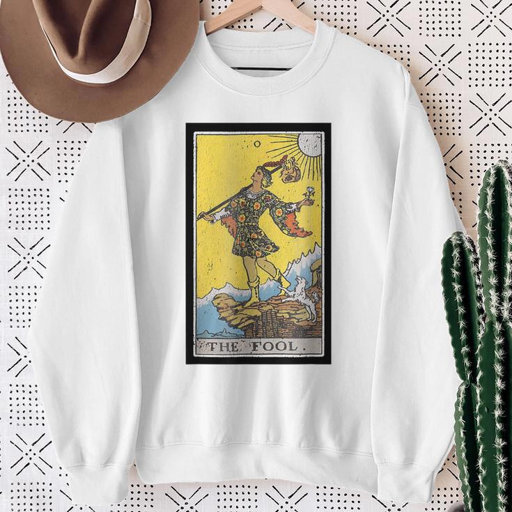 Carta Del Tarot El Loco Camisa de entrenamiento Regalos para ancianas
