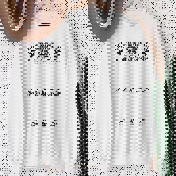 Class Of 2037 Grow With Me 手形 幼稚園 12年生 スウェットシャツ 年配の女性への贈り物