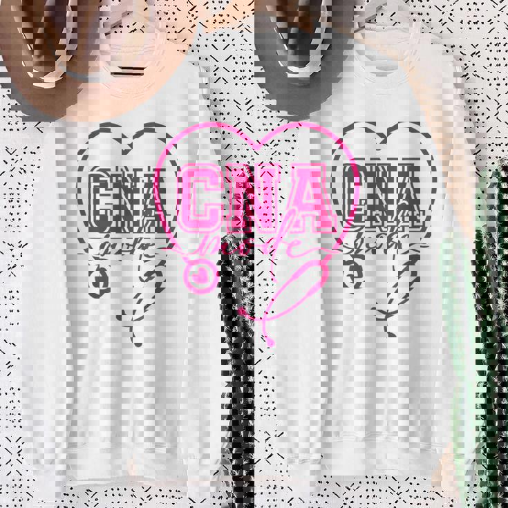 Cna認定看護助手患者ヘルスケア ピンク スウェットシャツ 年配の女性への贈り物