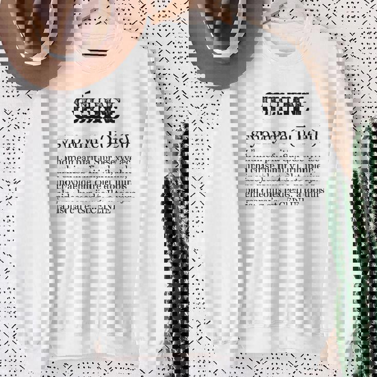 Céline ファーストネームの定義 スウェットシャツ 年配の女性への贈り物