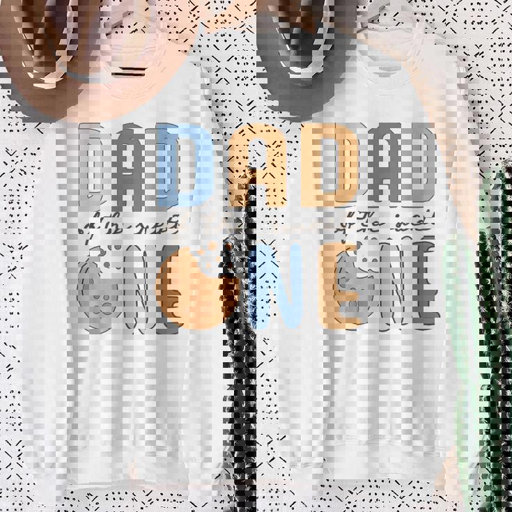 Dad Of Theweet One クッキーとミルク 1歳の誕生日パーティー スウェットシャツ 年配の女性への贈り物