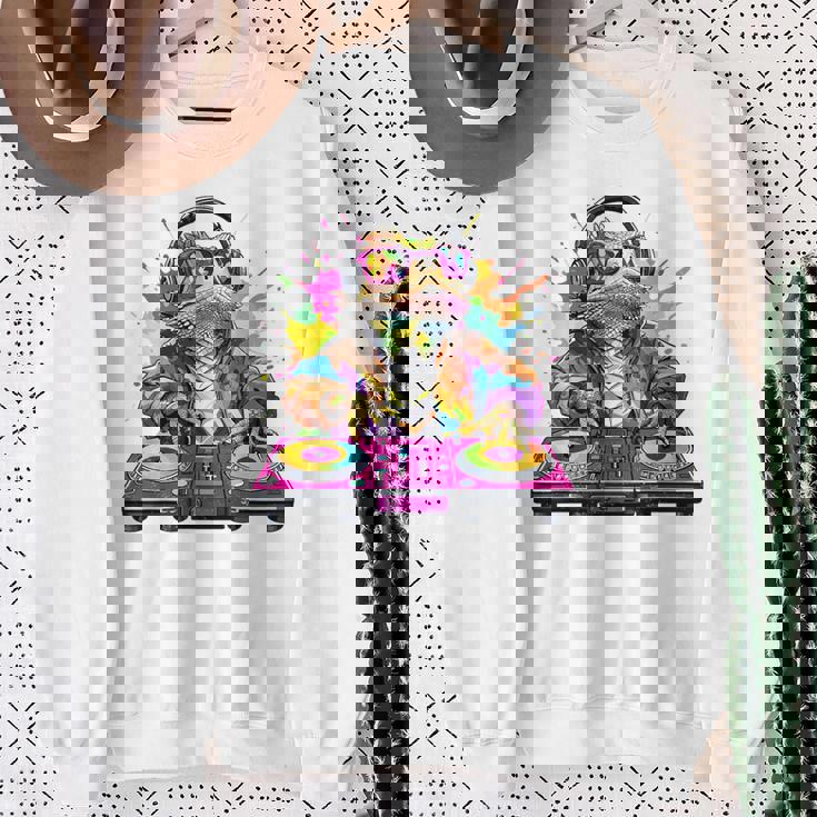 Dj フトアゴヒゲトカゲ 音楽愛好家のキッズ ディージェイ スウェットシャツ 年配の女性への贈り物