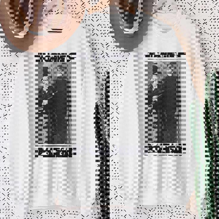 Dr Caligari ハロウィンモンスターポスター ヴィンテージホラー映画 スウェットシャツ 年配の女性への贈り物