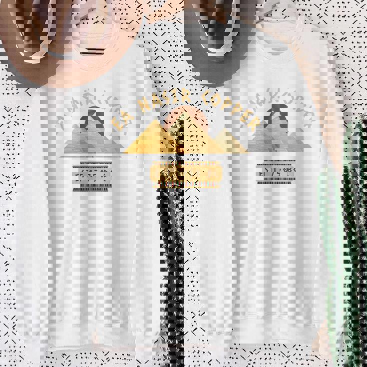 Ea Nasir Copper、エジプト ミーム、面白いエジプトの苦情 長袖tシャツ スウェットシャツ 年配の女性への贈り物