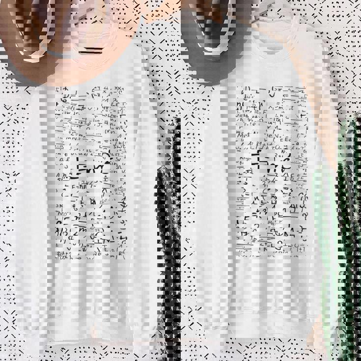 EMc2 光理論物理相対性理論のエネルギー質量速度 スウェットシャツ 年配の女性への贈り物