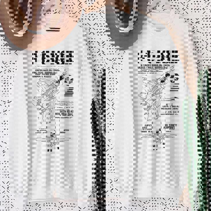 F-15 イーグル戦闘機 ジェット仕様 軍用飛行機 F15 イーグル スウェットシャツ 年配の女性への贈り物