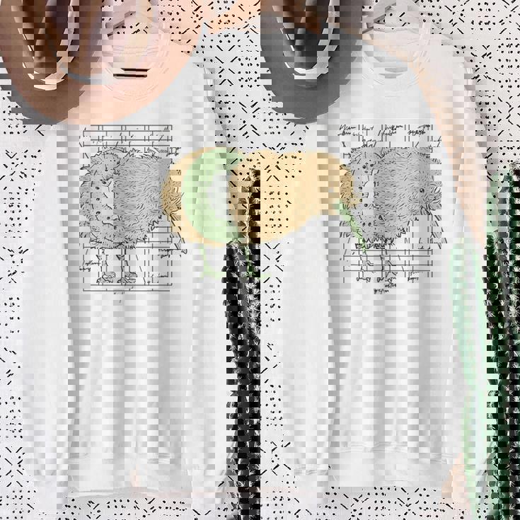 Kiwi コンポーネント カワイイ キウイ 鳥のギフト ニュージーランド 面白い スウェットシャツ 年配の女性への贈り物