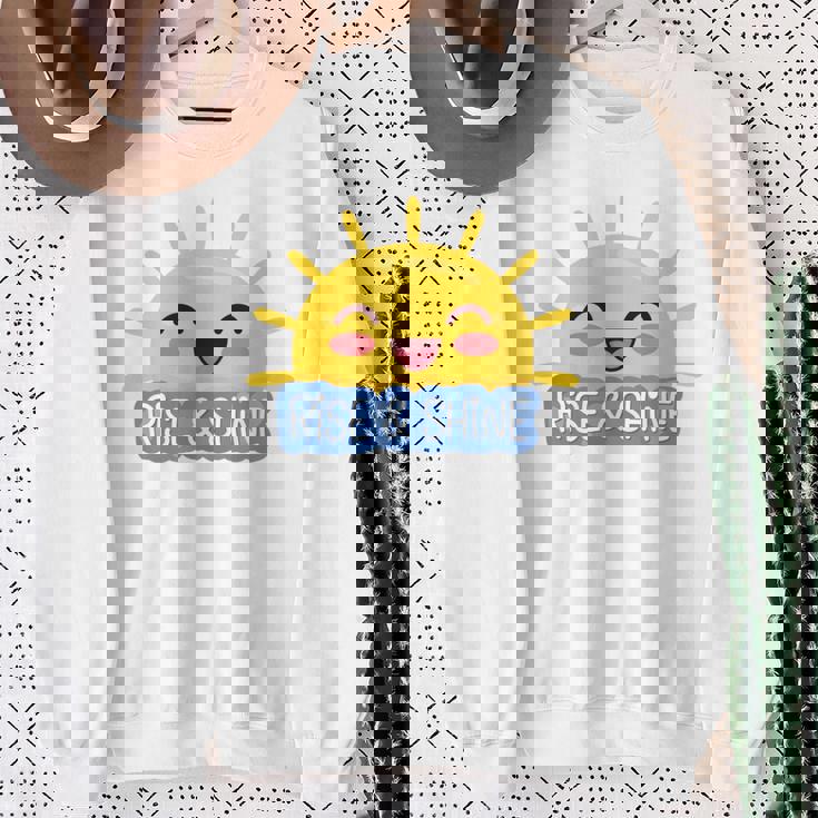 Rise Andhineummerunshine グラフィック 長袖tシャツ スウェットシャツ 年配の女性への贈り物