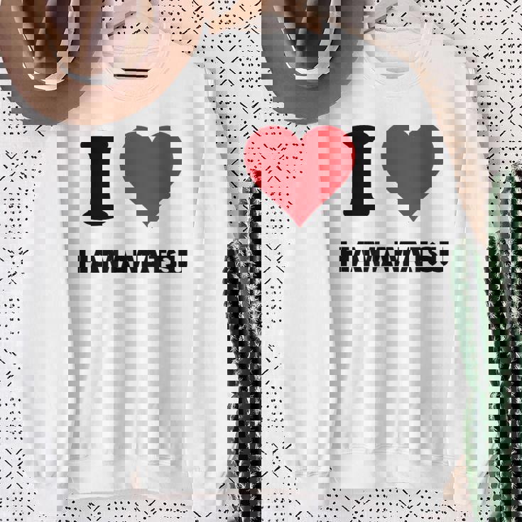 I Heart 浜松 Japan Love 日本土産 スウェットシャツ 年配の女性への贈り物