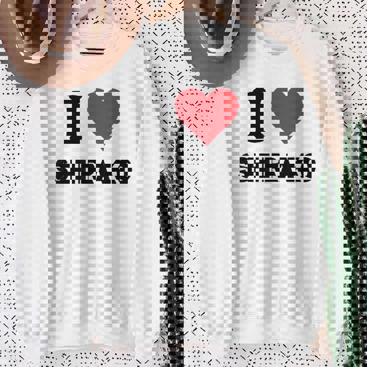 I Heart 白子ジャパンラブ 日本のお土産品 スウェットシャツ 年配の女性への贈り物