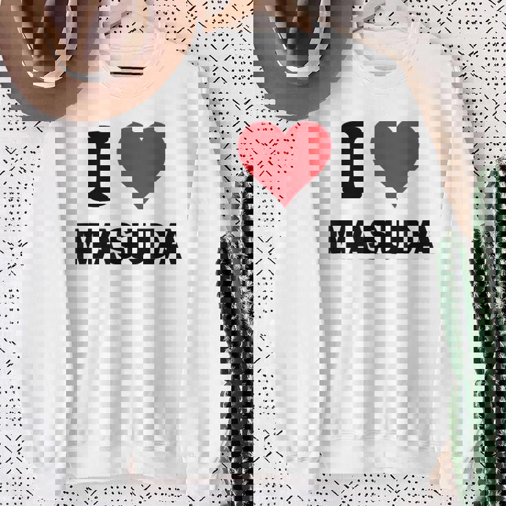 I Heart 益田ジャパンラブ 日本のお土産品 スウェットシャツ 年配の女性への贈り物