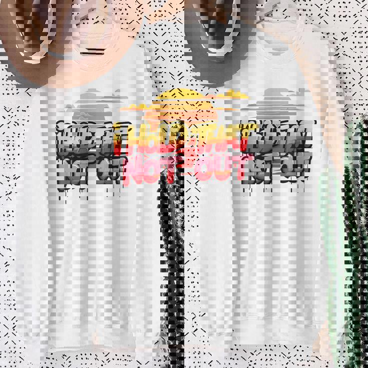 I Hold That Not Out Denglishaying スウェットシャツ 年配の女性への贈り物