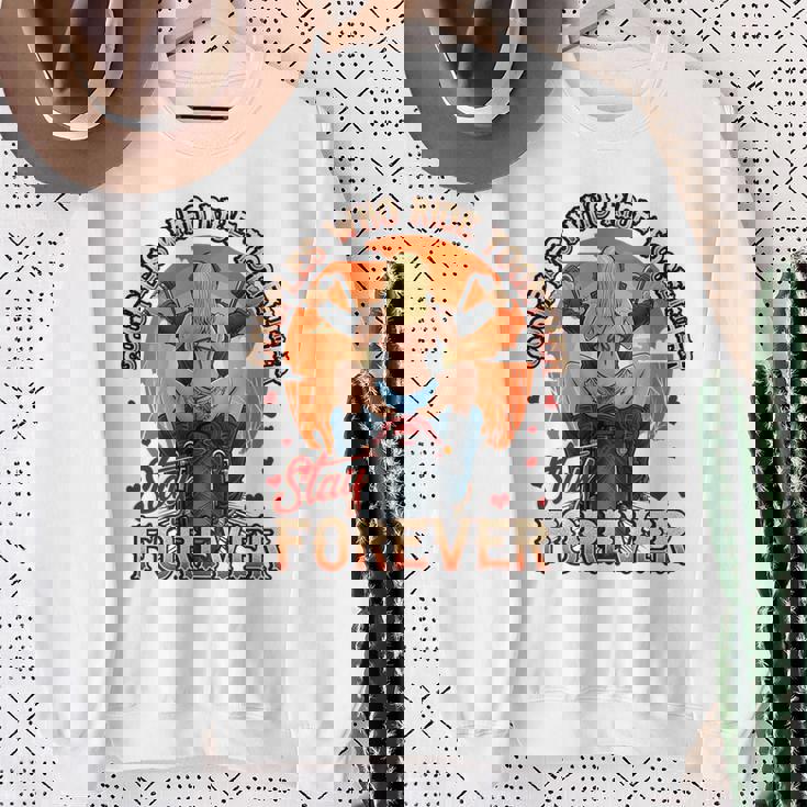 Hot Motorcycle Coupleexy Biker Chick Rider Back Print スウェットシャツ 年配の女性への贈り物