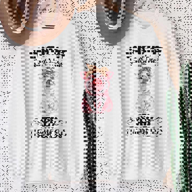 I'm Not Fat シャツ スウェットシャツ 年配の女性への贈り物