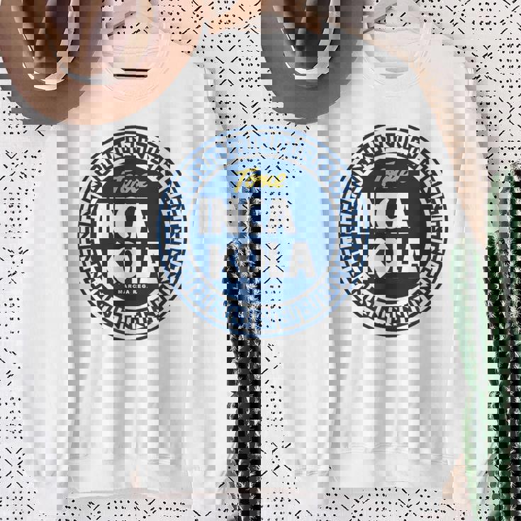 Inca Kola ペルーゴールデンコーラ バブルガム クリームソーダ スウェットシャツ 年配の女性への贈り物