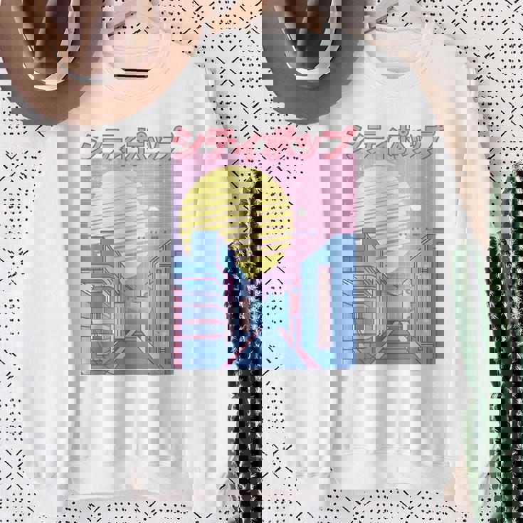 Japan City Pop カワイイ 80年代 日本アニメ 音楽 美学 スウェットシャツ 年配の女性への贈り物