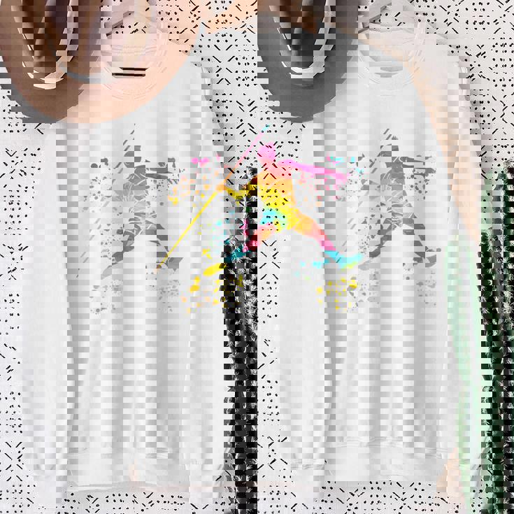 Javelin Throwe Colorsplash キッズ やり投げ スウェットシャツ 年配の女性への贈り物