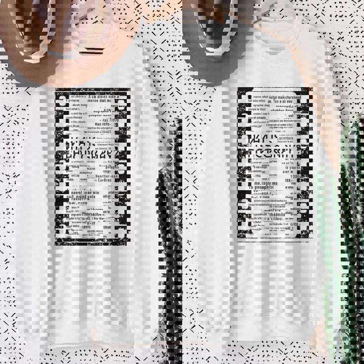 Kenko ひとことシリーズ「偉人のひとこと」［背面デザイン］ スウェットシャツ 年配の女性への贈り物