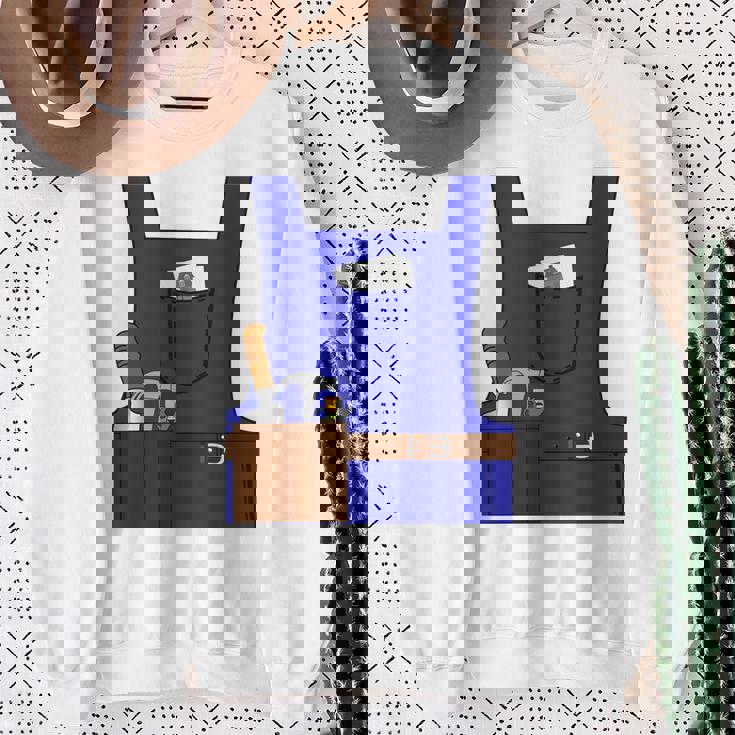 Last Minute Mason ハロウィン 労働者 グループ コスチューム 長袖tシャツ スウェットシャツ 年配の女性への贈り物