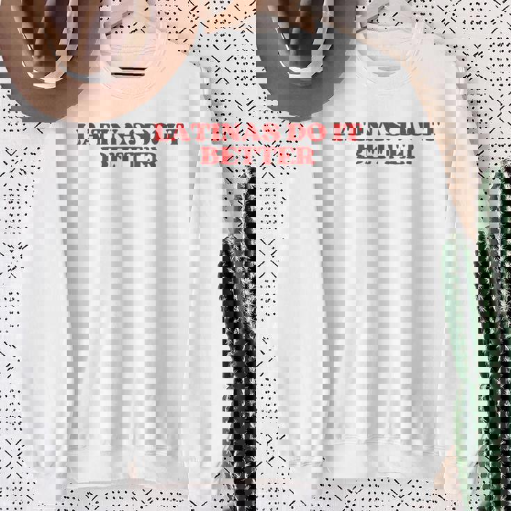 Latinas Do It Better Y2k Aesthetic スウェットシャツ 年配の女性への贈り物