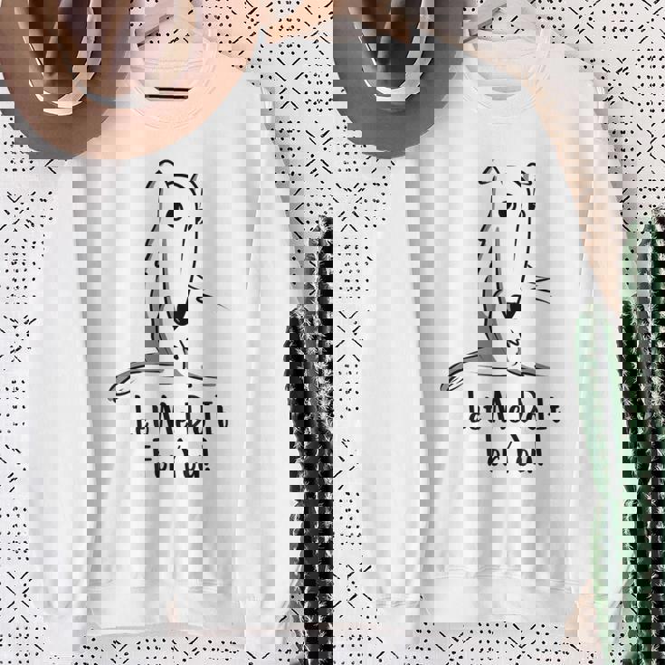 Let Me Do It For You Meme ロングノーズドッグ ボルゾイ ファニードッグ スウェットシャツ 年配の女性への贈り物